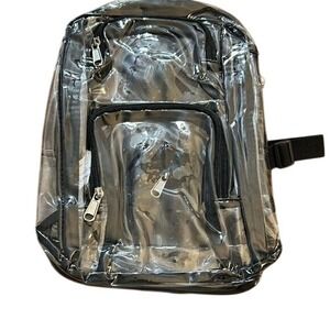 Clear Stadium Approved Backpack with Adjustable Reinforced Straps, for Festivals